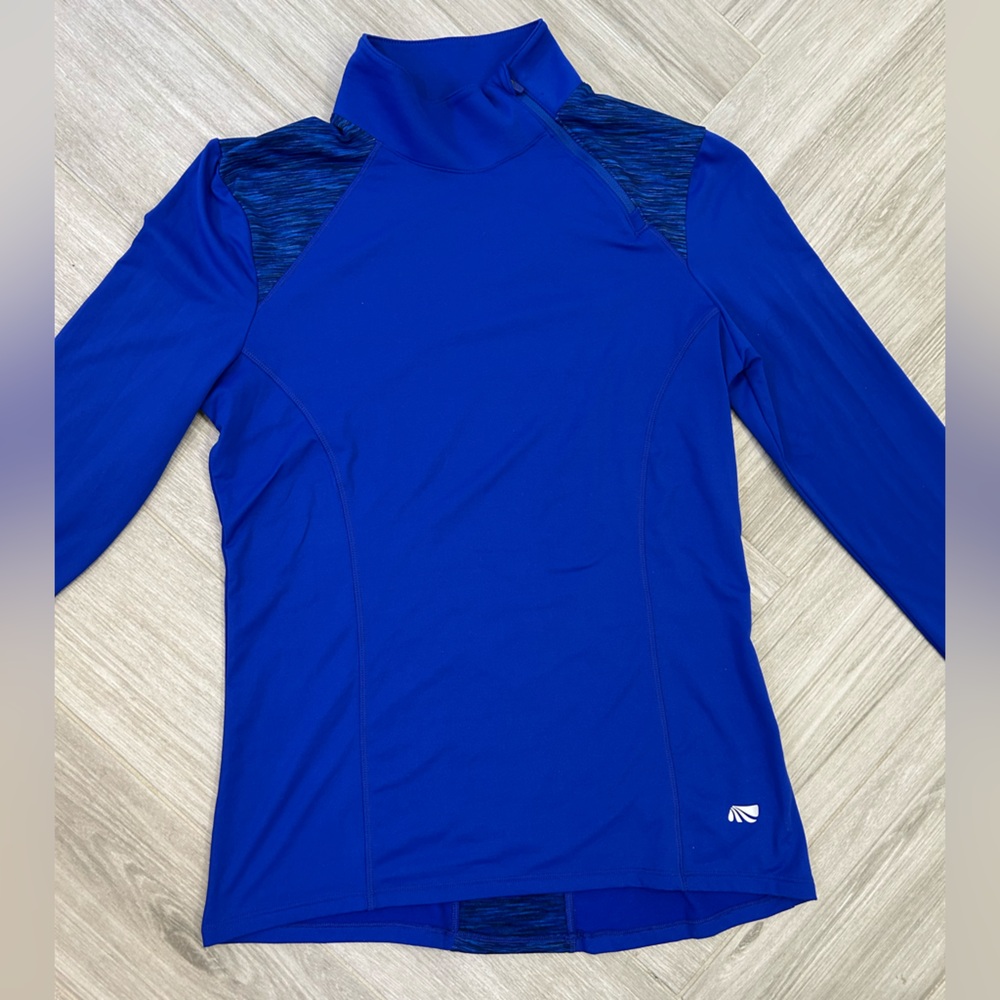 Marika Tek Dri Wik Royal Blue Long-Sleeve Performance Wear Top Medium